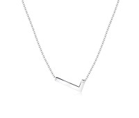 Letter L Silver Necklace SPE-5526